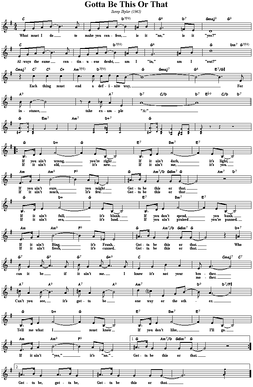 Sheet Music